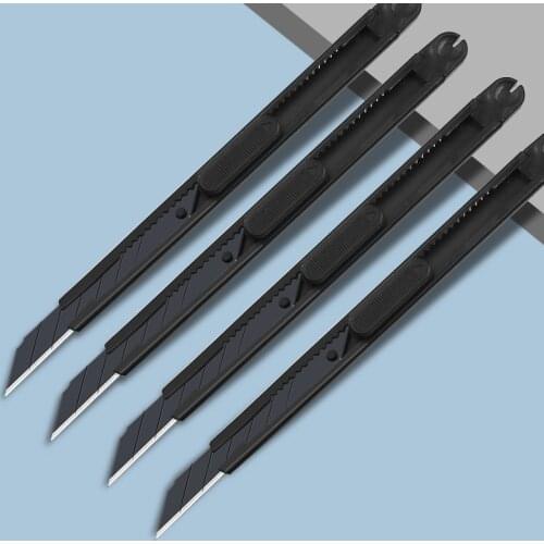 Stainless steel Utility Art Knife Paper Cutter Metal Blade Self-Locking Design Angle Office Paper Cutting School Stationery