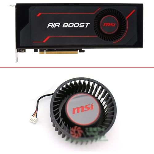 BFB1012SHA01 PLB07525B12HH 4pin BV5 RX VEGA56 VEGA64 Cooler Fan For AMD XFX Radeon RX VEGA 64 56 SILVER Graphics Card Fans