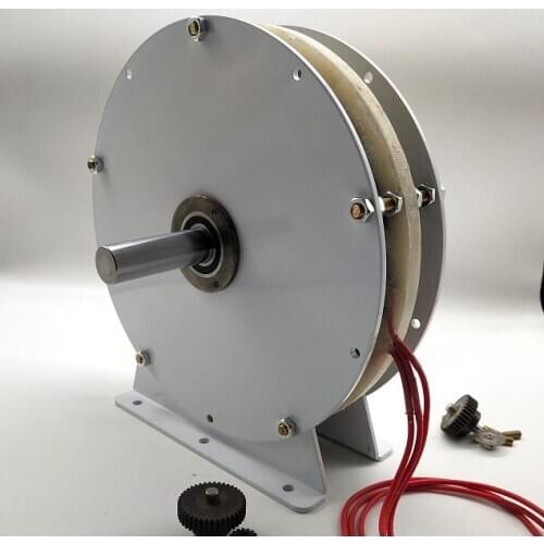 High-power Disc-type Ironless Generator, Permanent Magnet, Low-speed, Low-resistance, Wind, Hydraulic, Free Energy