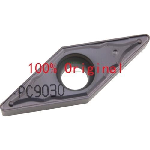10pcs VCMT160404 PC9030 100% original external Turning tool carbide insert lathe cutter tools
