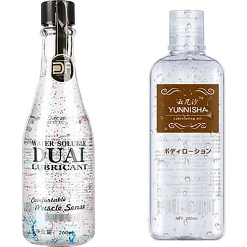 260ML Sex Water-Soluble Based Lubes Sex Body Masturbating Lubricant Massage Lubricating Oil Lube Vaginal Anal Gel Sex Products