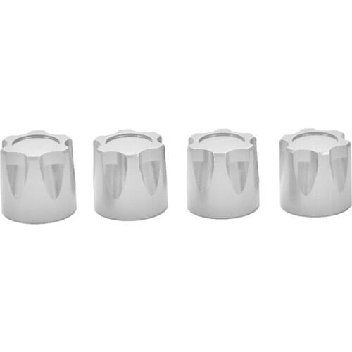 4PCS Aluminium RC Car Wheel Rim Center Cap M4 Nut for 1/10 RC Crawler Axial SCX10 90046 Traxxas TRX4 D90 Tamiya MST