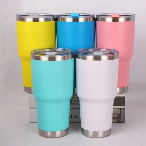 600ML and 900ML new internal spray ceramic insulation cup 30OZ color stainless steel ice tyrant cup