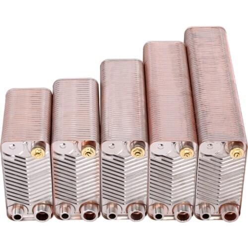 80 Plates stainless steel heat exchanger Brazed plate type water heater SUS304