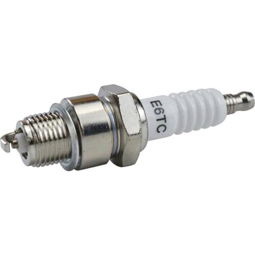 A245 Motorcycle 2-Stroke Spark Plug E6TC For Yamaha PW50 PW80 PW60 LT50 LT80 JOG DIO 50 90 For Scooter Hay Mower Yacht 2 Pcs