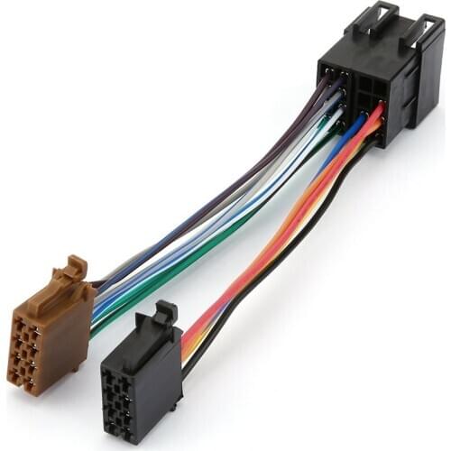 Car Stereo Audio Harness With ISO Adapter Durable Automobile Radio Wiring Harness For Peugeot 106 206 306 307 405 406 607