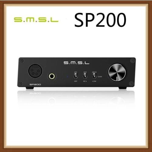 SMSL SP200 THX HP Amp XLR Balance Headphone Amplifier Lower Noise Small Size THX AAA 888 Technology Pre-Amplifier 2 (2.0)