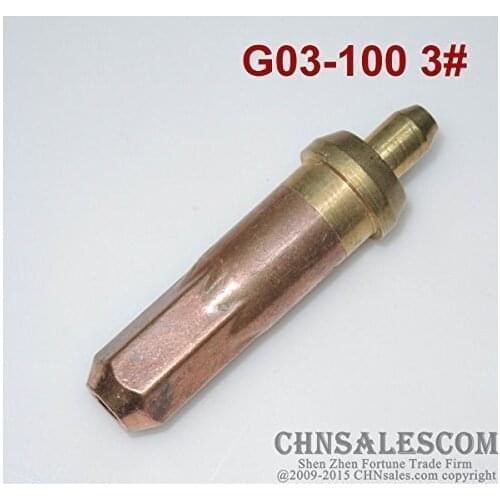CHNsalescom G03-100 3# Oxygen Propane Cutting Welding Torch Tip