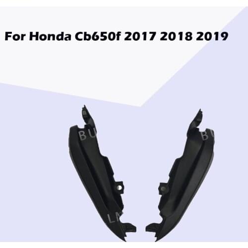 For Honda Cb650f 2017 2018 2019 Matte Black Unpainted Surface & Carbon Fibre Rear Tail Panel Left And Right Side Panel Cover