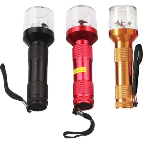 Electric Torch Shape Grinder Crusher Crank Leaf Tobacco Smoke Spice Herb Muller Machine Herb Tobacco Grinder