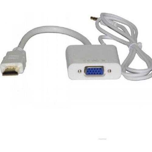 HDMI TO VGA With Audio Conversion Cable HDMI To VGA Adapter Cable HDMI To VGA Male Connector