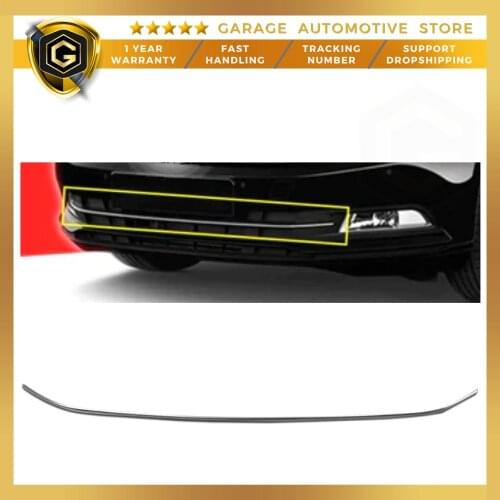 For VW Passat B8 Chrome Front Bumper Molding 2015-2019