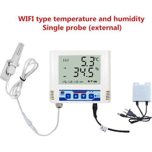 Intelligent remote high precision wifi temperature and humidity sensors Wireless network transmission Single probe transmitter