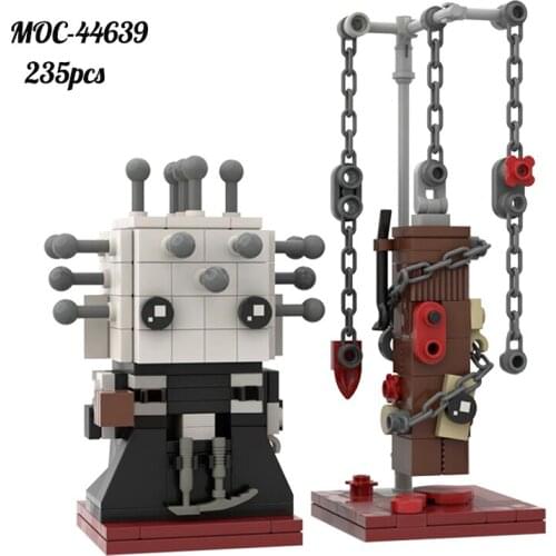 MOC Classic Characters Minifigure Building Block Hellescreaming Orc Series Bricks Model Toy Educational Collection Children Gift