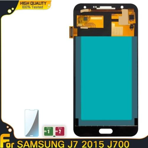 Copy OLED LCD For Samsung Galaxy J7 2015 J700 J700F LCD Display Touch Screen Digitizer Replacement For Samsung J700 J700H J700M