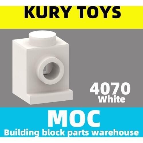Kury Toys DIY MOC For 4070 Building block parts For Brick, Modified 1 x 1 with Headlight For Modified Brick