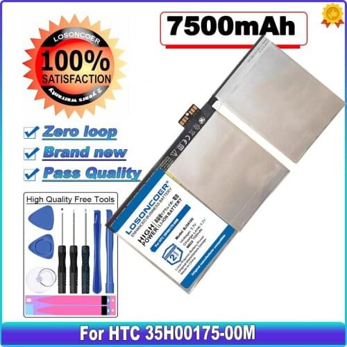 LOSONCOE 7500mah BJ34100 Battery For HTC 35H00175-00M Battery