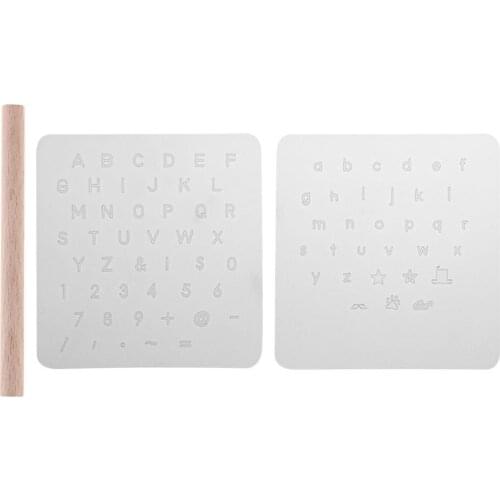 DIY Leather Punch Alphabet Letter Number Stamper Set Plastic Leather Tool