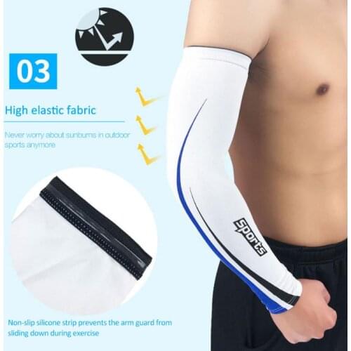 Arm Warmer Sun Mtb Arm Cover Cuff Bicycle Sleeves UV Protection Running Cycling Sleeves Sunscreen Sports Safety