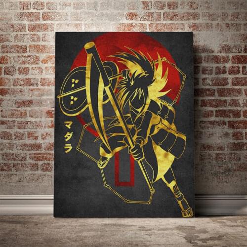 Madara Uchiha Posters and Prints Classic Japanese Anime Canvas Painting Animation Wall Art Pictures for Living Room Decor