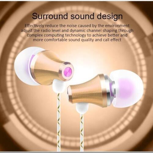 Earphone For Iphone Android Smartphone In Ear Earphone With Microphone Stereo Music Headset In-ear Wired Earbuds For MP3 Ipod