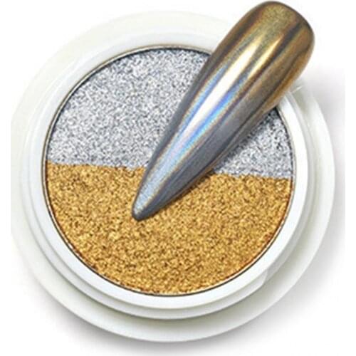 Non-Fading Nail Art Powder Artwork Making Long Lasting Boxed Nail Art Glitter Pigment Mirror Colorful Powder