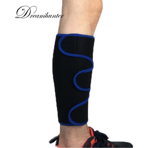 Adjustable Bandage Football Shin Guard Protectors Compression Soccer Basketball Cycling Leg Sleeves Calf Protector