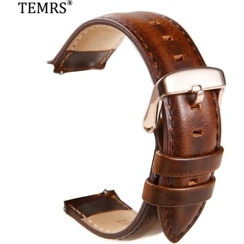 Quick Release Watch Strap Cowhide Real Leather Watch Band 12mm 13mm 14mm 17mm 18mm 19mm 20mm 22mm Watchbands Belt Bracelets