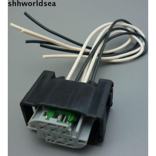 Shhworldsea 15PCS 0.6MM 6Pin/way car restrictor sensor connector 6 pin auto waterproof electrical plug automotive socket for BMW