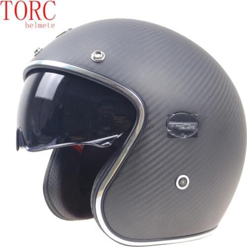 Extra light weight Carbonfiber motor helmet 3/4 open face helmet With Controllable internal sunglasses 950g only