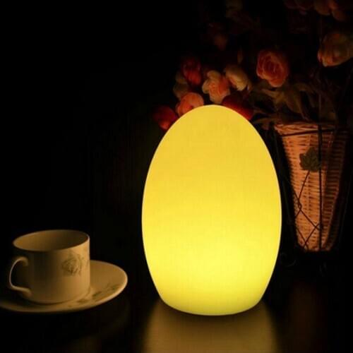Led bar counter lamp egg-shaped remote control charge 16 color Large desktop decoration lamp bedroom lamp