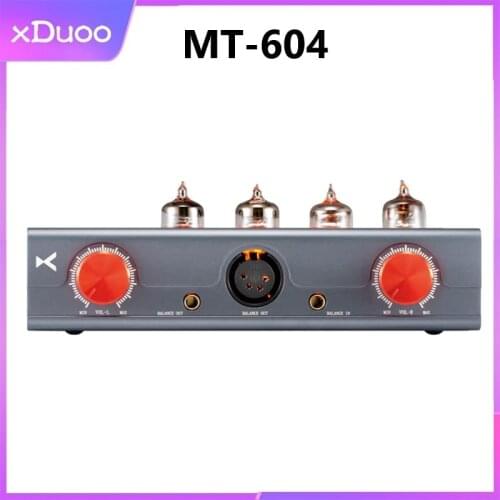 Xduoo MT-604 Balanced Tube Headphone Amplifier Tube Amp 2000MW Perfect For 16-600 Ohms Headphone