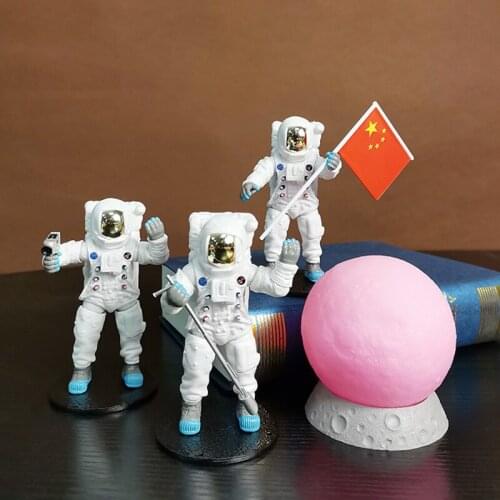 1/18 Creative Spaceman Astronaut Model Scene Lighting Decoration Living Room Tv Cabinet Childrens Room Decoration Holiday Gift