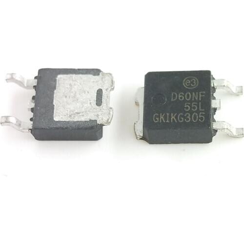 10pcs/lot D60NF55 MOS D60NF55L STD60NF55L N-FET 55V 60A