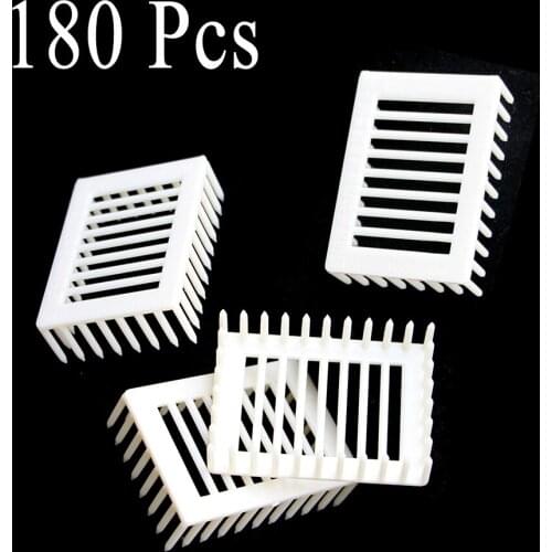 180PCS Wholesale Beekeeping Queen Needle Type Imprison r Supplies Isolation Apiculture Equipment Bee Tool Cage Plastic Catcher
