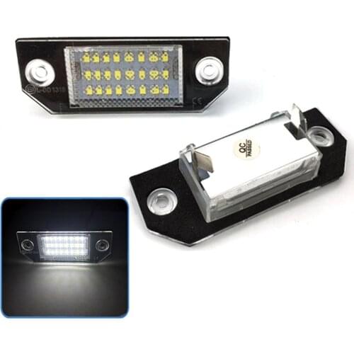 2Pcs/set License Plate Light Lamp Housing Parking Light Car Modification Replacement Part For Focus C-MAX MK2 03-08