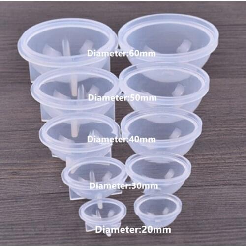 5 sizes Round ball charms Decoration Silicone Mold Resin Silicone Mould handmade Jewelry Making tools epoxy resin molds decor