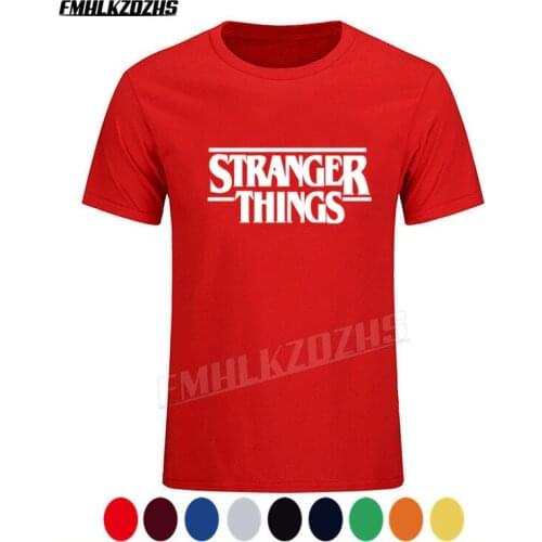 Aikooki Men T shirt Stranger Things T-shirt Men women/men Casual Stranger Things Women Short Sleeve Mens XS-3XL H122