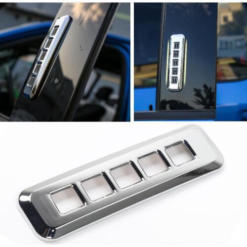 Shiny ABS Car Door Secret Code Lock Button Key Trim Frame Fit For Ford F150 2015+ Car Styling Car Covers Decoration Accessories