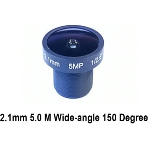CCTV Camera 2.1mm Lens 5.0 MegaPixel Wide-angle 150 Degree MTV M12 x 0.5 Mount Infrared Night Vision Lens For CCTV Camera