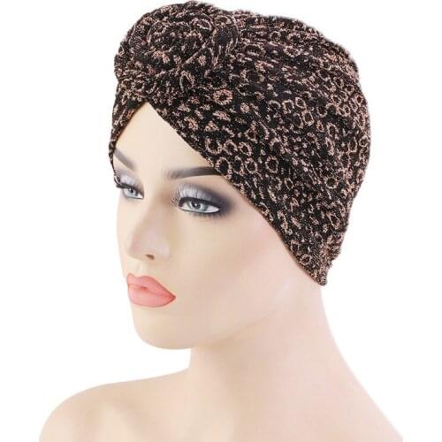 New Turban headwraps for women Light Silky Flower African Pattern Knot Hats Chemo Beanies Headwear Cap