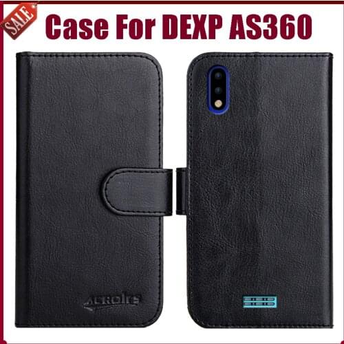 Hot! DEXP AS360 Case 6.22" Fashion 6 Colors Flip Soft Leather Wallet Cover For DEXP AS360 Case Phone Holder