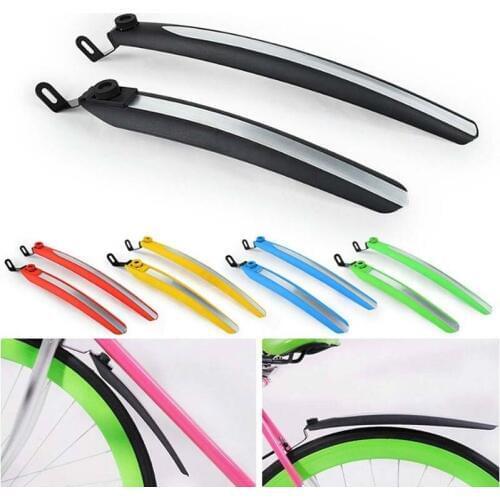 Racing Bike Fenders Cycling Fixed Gear Folding Bike Front Rear Mud Guards Mudguard Fender Wings Set 5 Colors High Quality
