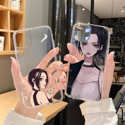 Oosaki Nana Phone Case Transparent soft For iphone 5 5s 5c se 6 6s 7 8 11 12 plus mini x xs xr pro max