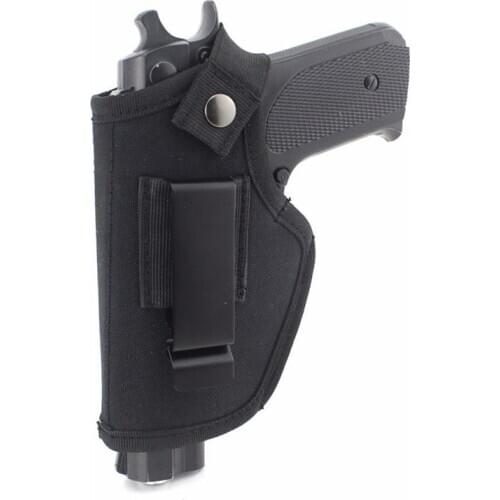 Adjustable Tactical Hand Gun Black Holster Airsoft Concealed Carry Holsters Belt Clip Pistol Universal Gun Holster Bag Case