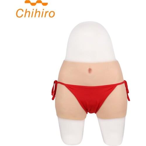 Silicone Flat Pants Realistic Fake Vagina Panties Penetrable Pussy For Crossdresser Transgender Shemale Drag Queen Enhancer Hip