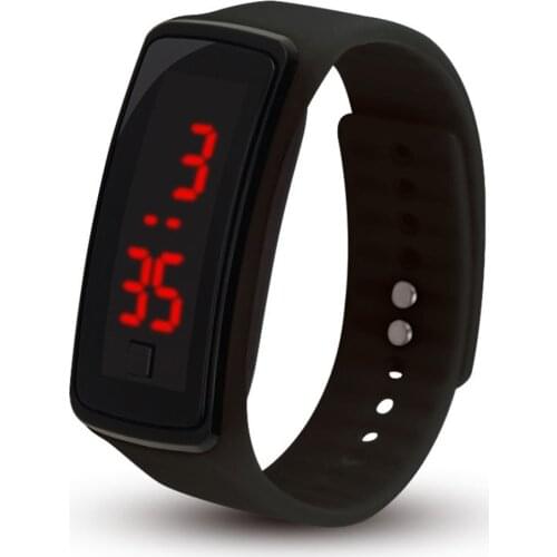 LED second-generation electronic watch fashion silicone student watch Water Resistant childrens sports watch bracelet