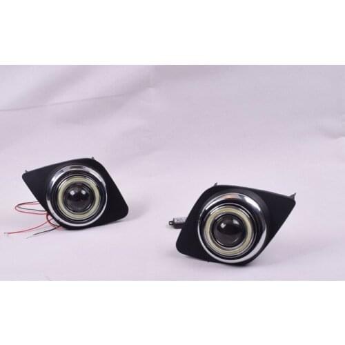 LED 2pcs fog lamp refit angel eye lens with yellow light steering is suitable for 2009-2011 Toyota Rav4 Car accessories