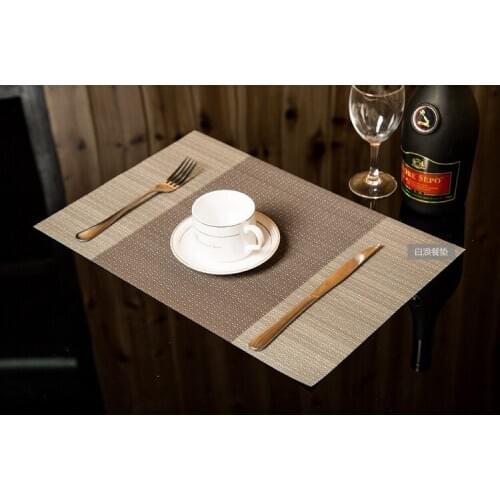 High-end Simple Square Placemat Wwashable Home Desktop Protection Pad Bowl Coaster