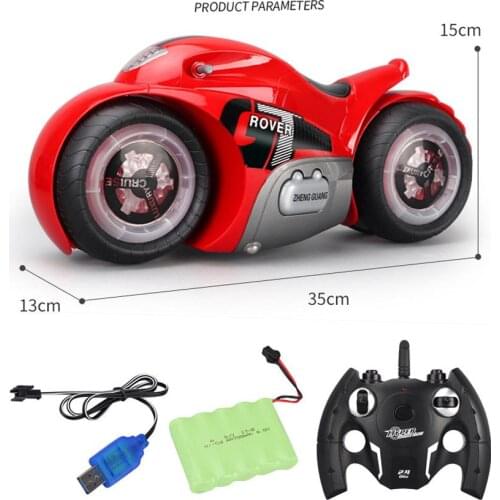 2.4G RC Vehicle Toy 1:12 RC Motorcycle Drift Toys Electric Motor toy Music & LED Light Electrical Toys Children Cool Gift